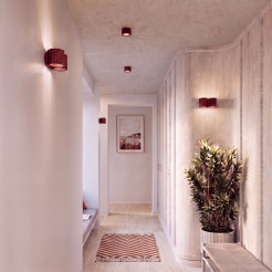 Kinkiet AURA 2 burgund G9 SL.2604