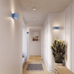 Kinkiet AURA 2 błękitny G9 SL.2611
