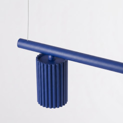 Żyrandol KARBON 4 ultramaryna SL.2717