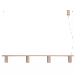 Żyrandol KARBON 4 taupe SL.2718