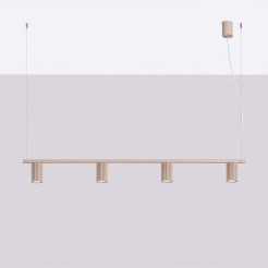 Żyrandol KARBON 4 taupe SL.2718