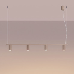 Żyrandol KARBON 4 taupe SL.2718