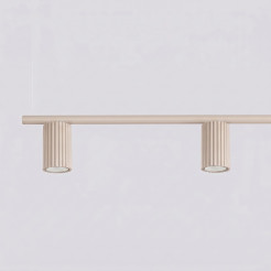 Żyrandol KARBON 4 taupe SL.2718