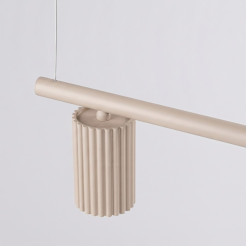 Żyrandol KARBON 4 taupe SL.2718