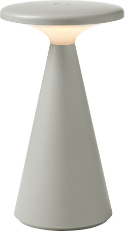 MAXLIGHT T0064 LAMPA STOŁOWA FUNGHI SZARA IP44