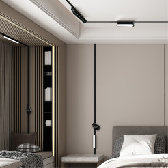 Reflektor Slim Fizz 12W LED CCT czarny LP-626-MAG SLIM 12W CCT BK