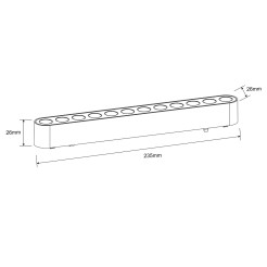 Reflektor Slim Zing 12W LED CCT biały LP-636-MAG SLIM 12W CCT WH