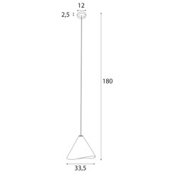 MAXLIGHT P0548 LAMPA WISZĄCA SAKURA DARKWALNUT WOOD