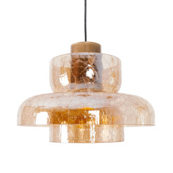 MAXLIGHT P0603 LAMPA WISZĄCA SIGNATURE C AMBER GLASS