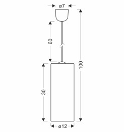 LOKA lampa wisząca czarny 1x40W E27 abażur czarny 31-57976