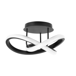 SPLOT lampa sufitowa czarny 32W LED 3000, 4000, 6000K osłonka biała 31-54128