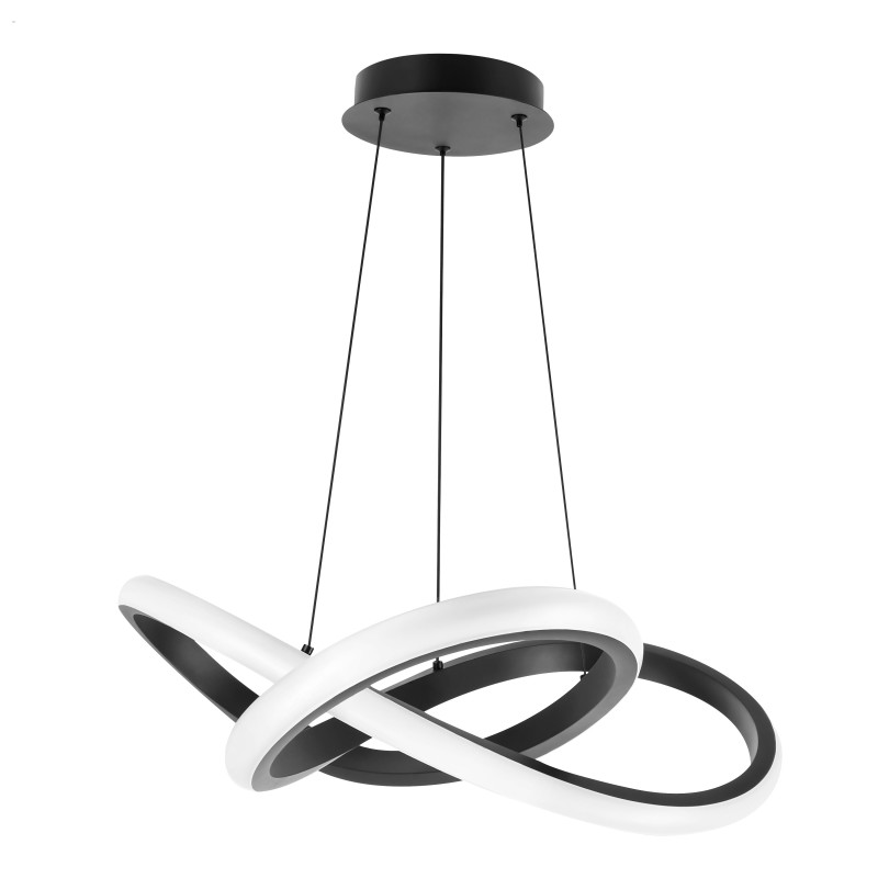 SPLOT lampa wisząca czarny 28W LED 3000, 4000, 6000K osłonka biała 31-54111