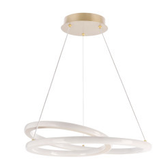 EDEN lampa wisząca złoty 32W LED 3000, 4000, 6000K osłonka biała 31-54098