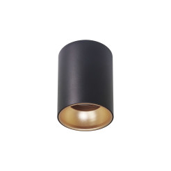 Tuba lampa sufitowa czarny+złoty 1x15W GU10 7/10 2248745