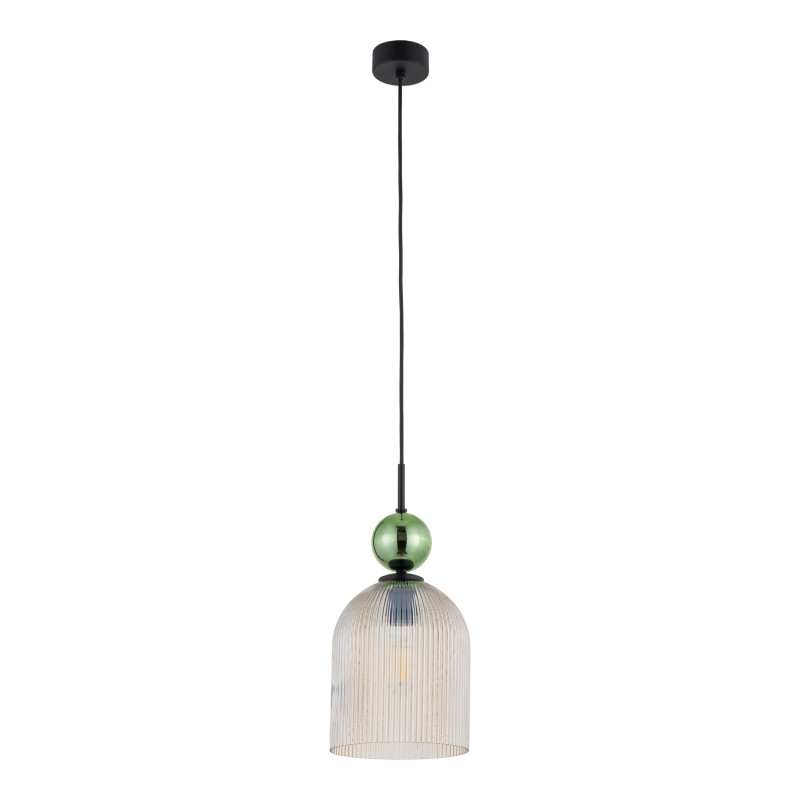 SOPHIA BIG GREEN COGNAC LAMPA WISZĄCA 1XE27 10776