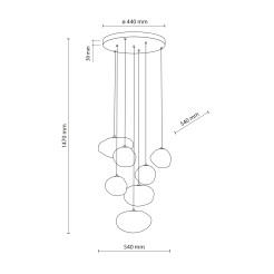 NEBIA NEW BROWN LAMPA WISZĄCA 7XG9 11792
