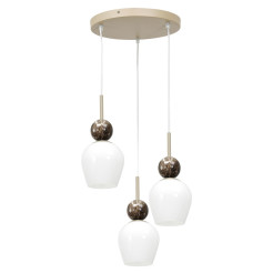 Lampa wisząca Carrara (koło) 3xE14 MLP2810