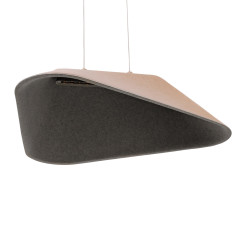 MAXLIGHT P0568 LAMPA WISZACA CARBON CREAM&GREY