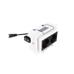 MAXLIGHT H180.02 OPRAWA WPUSTOWA MODULAR, DO SKOMPLETOWANIA Z MODUŁEM HM180 I TRAFO HT180






