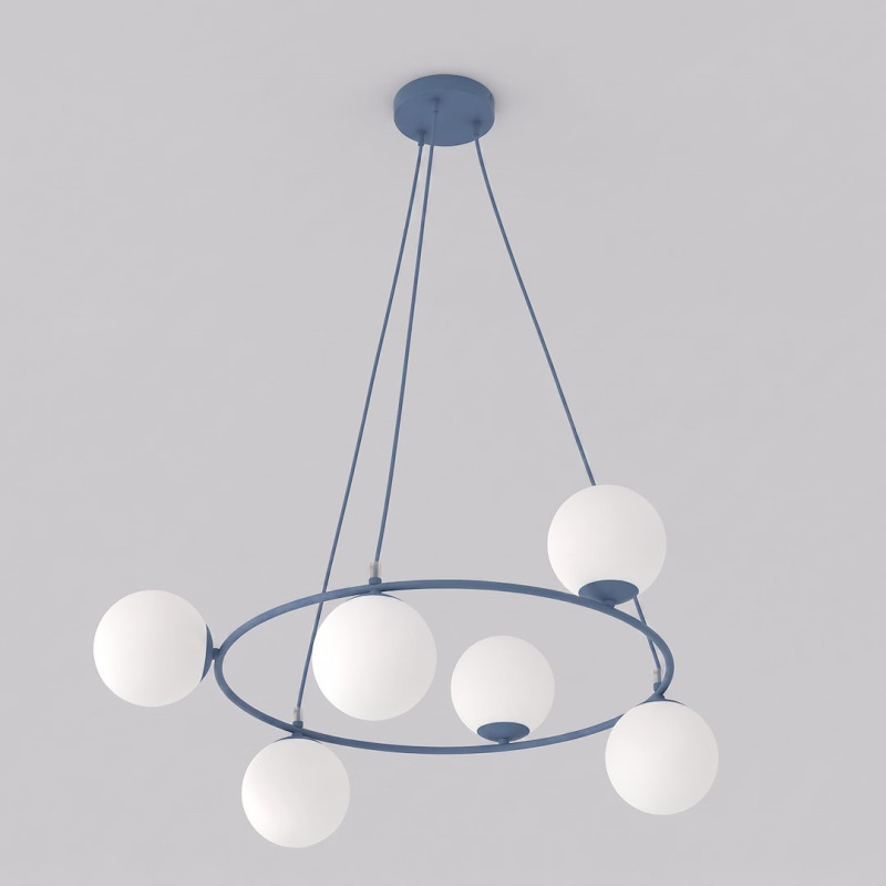 6 DUSTY BLUE OPAL 1830/6