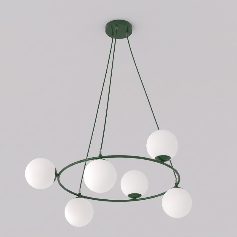 6 OLIVE GREEN OPAL 1832/6