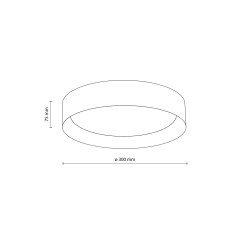 DEMI LEN LED LAMPA SUFITOWA 11856