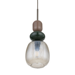 ZEN NEW BROWN BOTTI COGNAC LAMPA WISZĄCA 1XE14 11875
