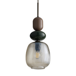 ZEN NEW BROWN BOTTI COGNAC LAMPA WISZĄCA 1XE14 11875