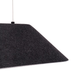 MAXLIGHT P0567 LAMPA WISZACA CARBON BLACK&GREY