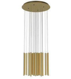 MAXLIGHT P0476D LAMPA WISZĄCA ORGANIC 33x1  ZŁOTO SZCZOTKOWANE