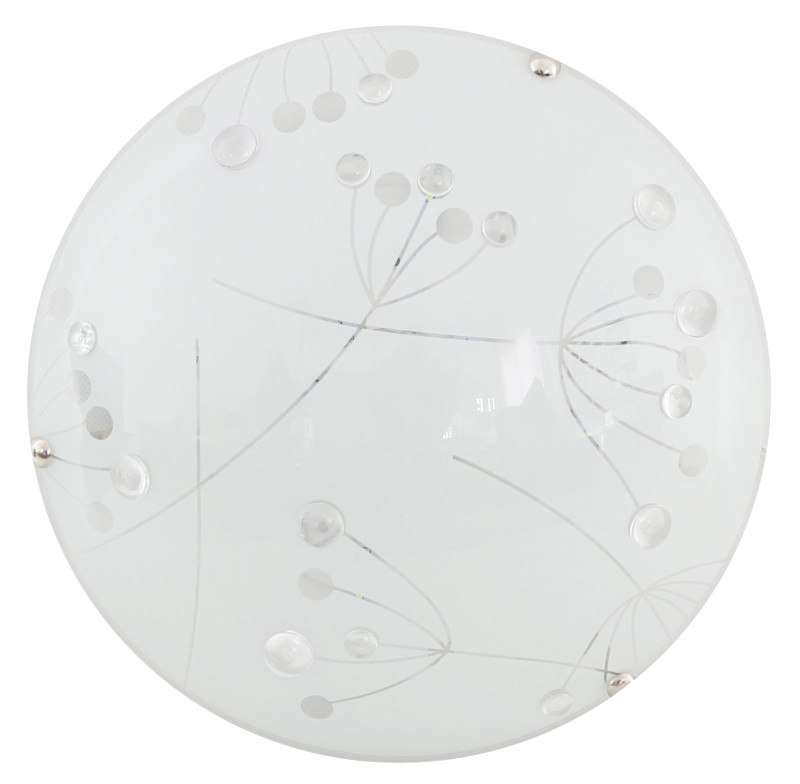FLORAL PLAFON 30 1X10W LED 4000K TRANSPARENTNY 13-73242