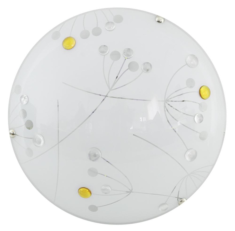 FLORAL PLAFON 30 1X10W LED 4000K AMBER 13-73259