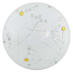 FLORAL PLAFON 30 1X10W LED 4000K AMBER 13-73259