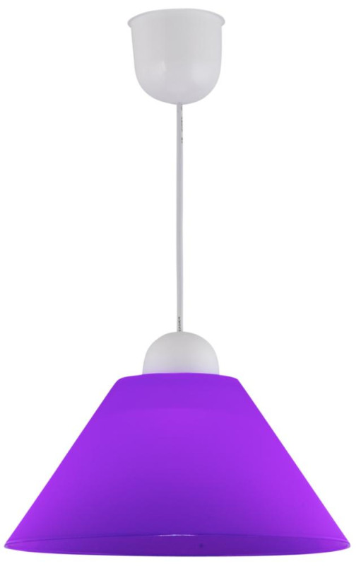 FAMA LAMPA WISZĄCA PLASTIK E27 1X60W FIOLET 31-19885