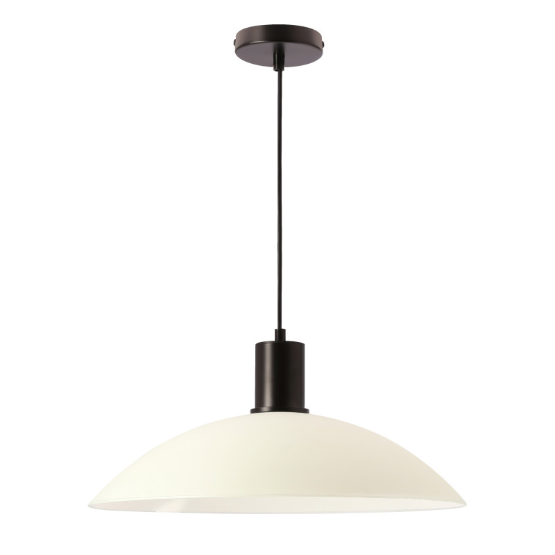 TEDIN lampa wisząca czarny 1x15 GU10 klosz biały 31-45447