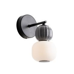MAXLIGHT W0400 KINKIET MODERN 5W, OPAL + DARK GREY
