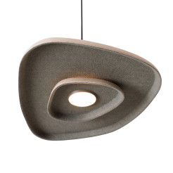 MAXLIGHT P0561 LAMPA WISZACA DEUX CREAM&GREY
