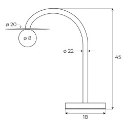 MAXLIGHT T0059 LAMPA STOŁOWA ENIGMA ZIELONA