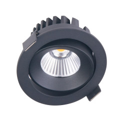 MAXLIGHT H0095 3000K OPRAWA WPUSTOWA CYKLOP CZARNA IP65