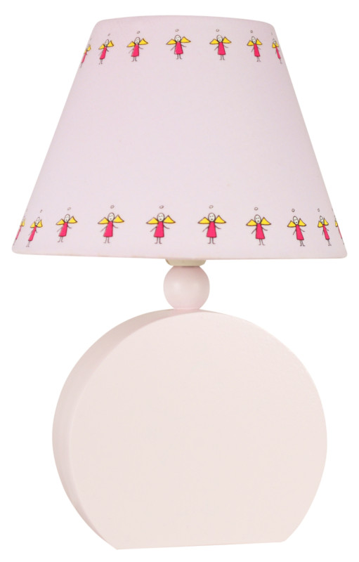 OFELIA LAMPKA GAB. MDF 1X40W E14 RÓŻOWA 41-62485