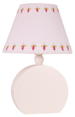OFELIA LAMPKA GAB. MDF 1X40W E14 RÓŻOWA 41-62485