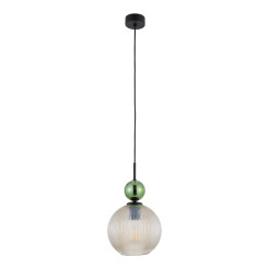 SOPHIA BIG GREEN COGNAC LAMPA WISZĄCA 1XE27 10930