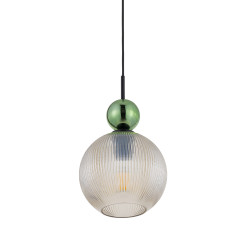 SOPHIA BIG GREEN COGNAC LAMPA WISZĄCA 1XE27 10930