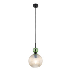 SOPHIA BIG GREEN COGNAC LAMPA WISZĄCA 1XE27 10930