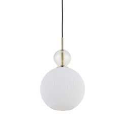 SOPHIA BIG COGNAC WHITE LAMPA WISZĄCA 1XE27 10931