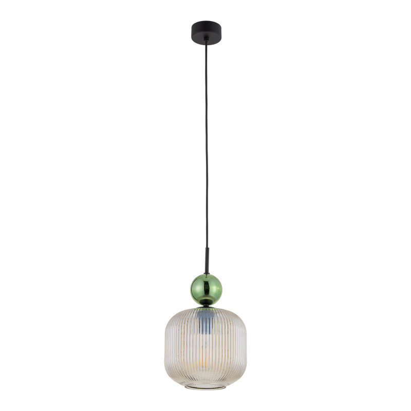 SOPHIA BIG GREEN COGNAC LAMPA WISZĄCA 1XE27 11372