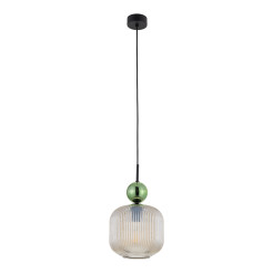 SOPHIA BIG GREEN COGNAC LAMPA WISZĄCA 1XE27 11372