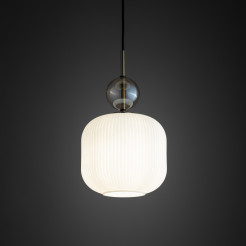 SOPHIA BIG COGNAC WHITE LAMPA WISZĄCA 1XE27 11373