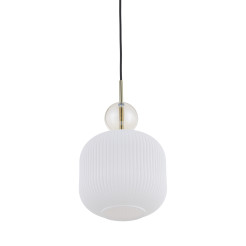 SOPHIA BIG COGNAC WHITE LAMPA WISZĄCA 1XE27 11373