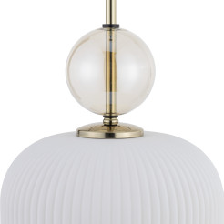 SOPHIA BIG COGNAC WHITE LAMPA WISZĄCA 1XE27 11373